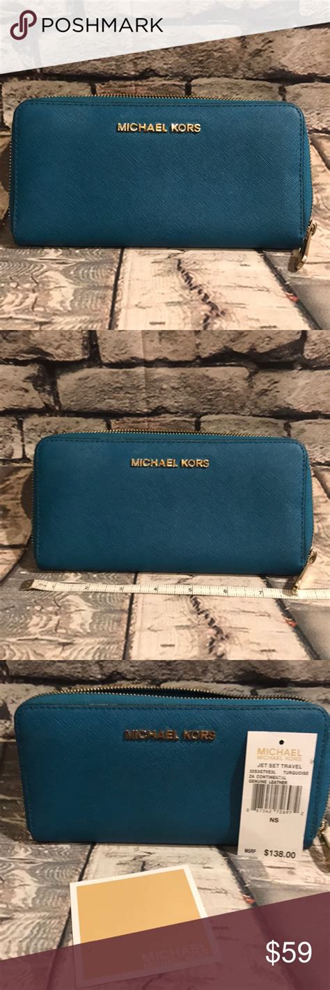 michael kors turquoise smell|michael kors turquoise wallet.